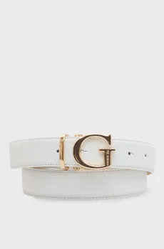 Женский белый ремень Белый S Guess BW9362.P6230;WHI