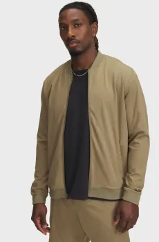 Мужской бежевый бомбер UA Meridian Bomber Бежевый L Under Armour 1386976-251