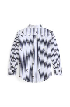 Детская хлопковая рубашка Polo Ralph Lauren