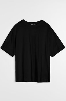 Бавовняна футболка basic - чорний
