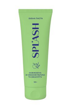 Освежающая зубная паста Splash со вкусом яблока и эвкалипта, 100 г