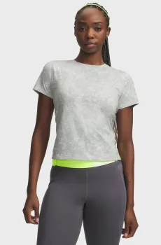 Женская серая футболка UA Velociti Pro Print SS Серый XL Under Armour 6012729-069