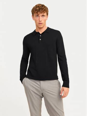 Jack&Jones Поло William 12259650 Чорний Regular Fit Jack&Jones Поло William 12259650 Чорний Regular Fit