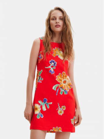 Desigual Повсякденна сукня 23SWVW70 Червоний Slim Fit Desigual Повсякденна сукня 23SWVW70 Червоний Slim Fit