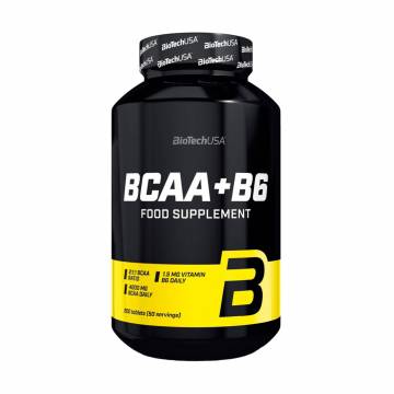 Аминокислота и витамин B6 BioTech USA BCAA + B6, 200 таблеток