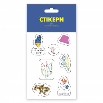 Набір стікерів Tattooshka Квітучий герб (SB-05) Набір стікерів Tattooshka Квітучий герб (SB-05)