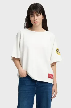 Женская белая футболка Белый M Replay W3447B.000.23940