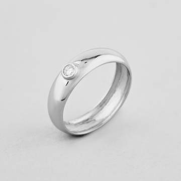 Серебряное кольцо Minimal 1884-white-16 16 Серебряное кольцо Minimal 1884-white-16 16