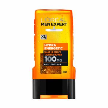 Мужской гель для душа LOreal Paris Men Expert Hydra Energetic Taurine Shower Gel, с таурином, 300 мл Мужской гель для душа LOreal Paris Men Expert Hydra Energetic Taurine Shower Gel, с таурином, 300 мл