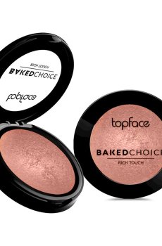 Запеченные румяна для лица TopFace Baked Choice Rich Touch Blush On, 04 Shimmer Peach, 5 г