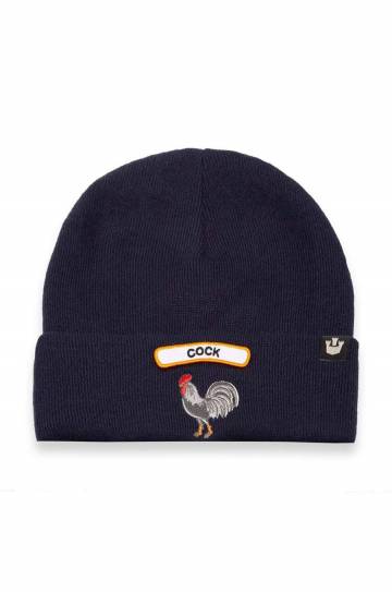 Шерстяная шапка Goorin Bros Soft Rock Cock цвет синий шерсть 107-1795 Шерстяная шапка Goorin Bros Soft Rock Cock цвет синий шерсть 107-1795
