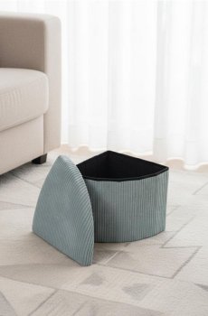 Пуф із функцією зберігання - сірий