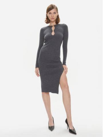 Pinko Трикотажна сукня 101845 A15S Сірий Slim Fit Pinko Трикотажна сукня 101845 A15S Сірий Slim Fit
