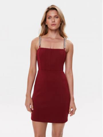 Guess Коктейльна сукня Skylar W3BK38 K9UN2 Бордовий Slim Fit Guess Коктейльна сукня Skylar W3BK38 K9UN2 Бордовий Slim Fit