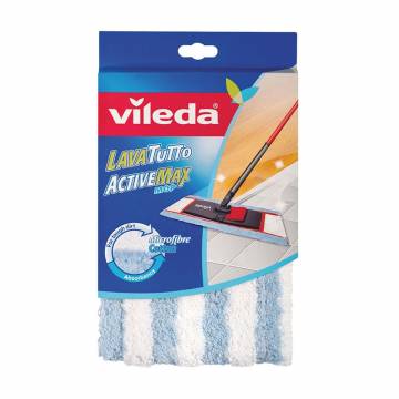 Сменный моп Vileda Active Max Бело-голубой, 410*160*15 мм, 1 шт Сменный моп Vileda Active Max Бело-голубой, 410*160*15 мм, 1 шт