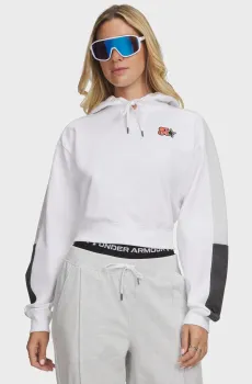 Женское белое худи Sport Terry Trend Hoodie-WHT Белый M Under Armour 6009705-100