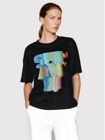 Sprandi Футболка SP22-TSD511 Чорний Relaxed Fit Sprandi Футболка SP22-TSD511 Чорний Relaxed Fit