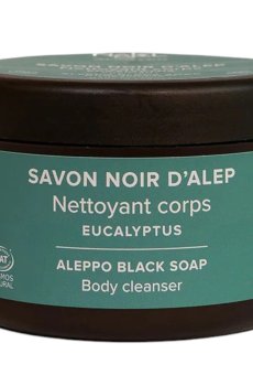 Черное алеппское мыло Najel Black Aleppo Soap Eucalyptus с эвкалиптом, 180 г