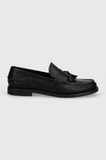 Кожаные мокасины Gant Gracelyn женские цвет чёрный на плоском ходу 28571488.G00 Кожаные мокасины Gant Gracelyn женские цвет чёрный на плоском ходу 28571488.G00