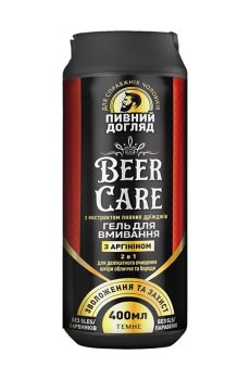 Мужской гель для умывания 2 в 1 Beer Care Увлажнение и защита, с аргинином, 400 мл