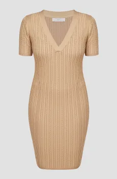 Женское бежевое платье Бежевый L Guess W3YK29.Z30I2;A100