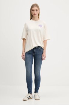 Хлопковая футболка Hugo Blue Oversize_tee_B_5