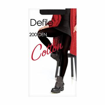 Колготы женские Defile Comfort Cotton 200 DEN, черные, размер 5 Колготы женские Defile Comfort Cotton 200 DEN, черные, размер 5