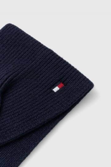 Повязка с примесью кашемира Tommy Hilfiger цвет синий Повязка с примесью кашемира Tommy Hilfiger цвет синий