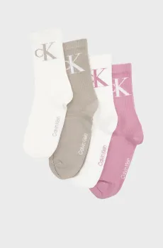 Женские носки (4 пары) MONOGRAMM Разноцветный 39-42 Calvin Klein 701232678