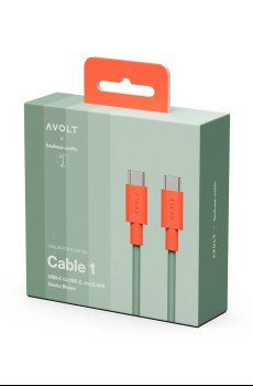 Usb-кабель для зарядки Avolt Bauhaus-Archiv USB-C to USB-C / 2m