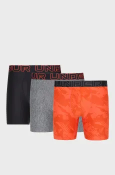 Мужские боксеры (3 шт) Underwear Boxers UA PERFORMANCE TECH - SOLID 6 Разноцветный XS Under Armour 1383879-847
