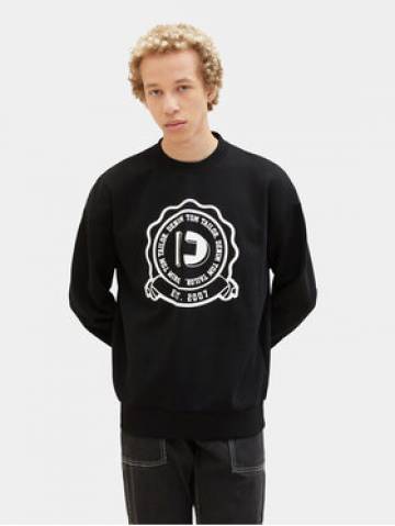 Tom Tailor Denim Світшот 1037606 Чорний Regular Fit Tom Tailor Denim Світшот 1037606 Чорний Regular Fit