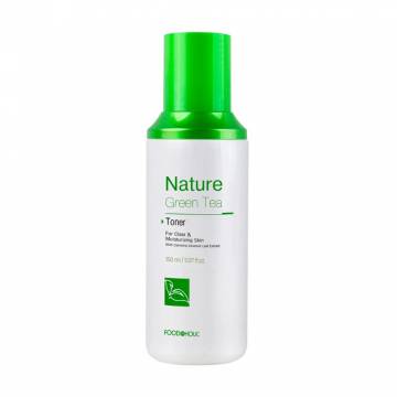 Успокаивающий тонер для лица Food A Holic Nature Green Tea Skin Care Toner с экстрактом зеленого чая, 150 мл Успокаивающий тонер для лица Food A Holic Nature Green Tea Skin Care Toner с экстрактом зеленого чая, 150 мл
