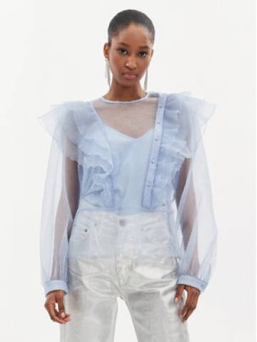 Custommade Блузка Delphina 999344248 Блакитний Relaxed Fit Custommade Блузка Delphina 999344248 Блакитний Relaxed Fit