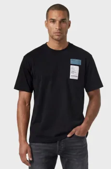 Мужская черная футболка Multi chest Черный S G-Star RAW D30097,D709