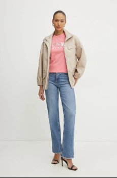 Хлопковая футболка Pinko