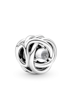 Намистина квітнева "Прозоре коло вічності"