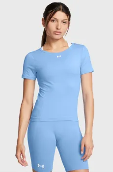 Женская голубая футболка UA Vanish Seamless SS Голубой XS Under Armour 1379149-466