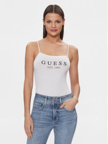 Guess Боді Carrie O2GM12 KBBU1 Білий Slim Fit Guess Боді Carrie O2GM12 KBBU1 Білий Slim Fit