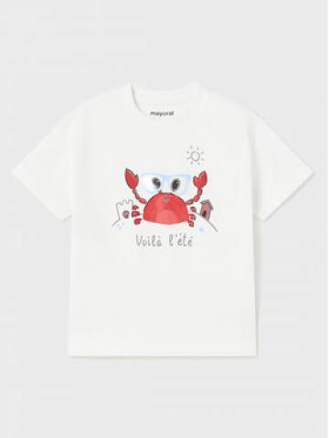 Mayoral Футболка 1026 Білий Regular Fit Mayoral Футболка 1026 Білий Regular Fit