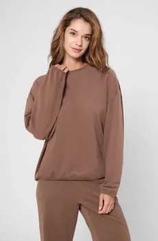 Женский коричневый лонгслив Коричневый L PRPY PWLSVGOK0005