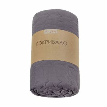 Стеганое покрывало Home Line серое, 160*210 см (178208)