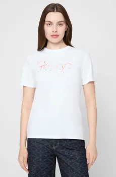 Женская белая футболка Белый XS HUGO 50544868;100