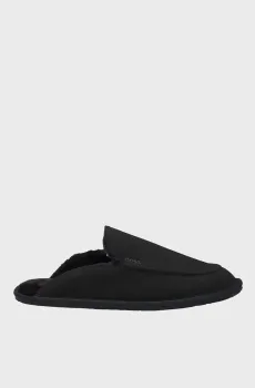 Мужские черные тапочки Черный 42 BOSS 50552598;001