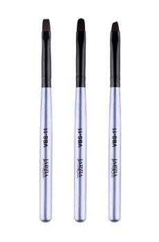Набор кистей для наращивания ногтей Vizavi Professional VBS-11, 3 шт