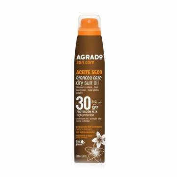 Сухое масло для тела Agrado Dry Sun Oil SPF 30, 200 мл Сухое масло для тела Agrado Dry Sun Oil SPF 30, 200 мл