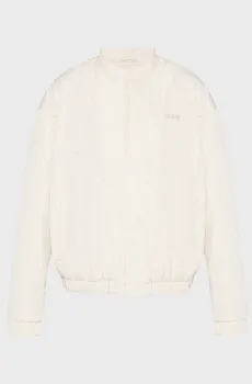 Женский белый бомбер Белый L Guess V6RL03.WL132;G1FV