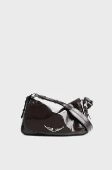 Женская темно-коричневая кожаная сумка Le Zouzou Коричневый ONESIZE ZADIG&VOLTAIRE LWBA04169_BROWNIE
