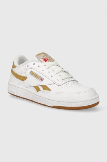 Кожаные кроссовки Reebok Club C Revenge цвет белый Кожаные кроссовки Reebok Club C Revenge цвет белый
