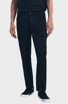 Мужские черные карго Slim Fit Черный 44 SPRINGFIELD 1552730